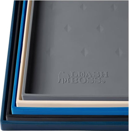 Leash Boss Raised-Edge Silicone Dog Food Mat by Leashboss