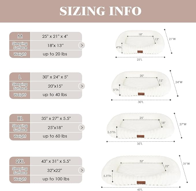 Dog Bed for Small & Medium Dogs – Calming Furry Puppy Bed - Image 5