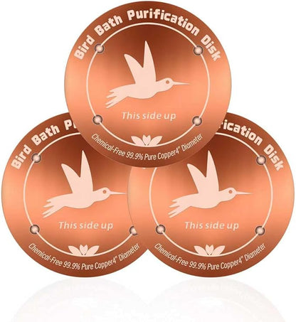 3PCS Pure Copper Bird Bath Purification Disk by CTTZCKJ