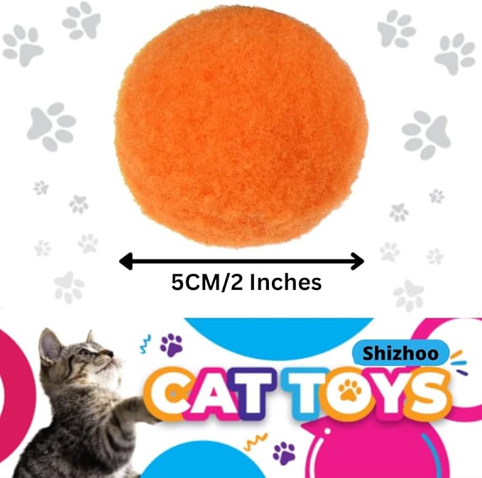 Premium Soft Pom Pom Balls for Kittens - Image 2