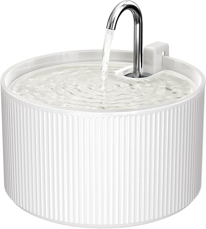 Voluas Ceramic Cat Water Fountain, 2.2L/74oz Cat Fountains by Voluas