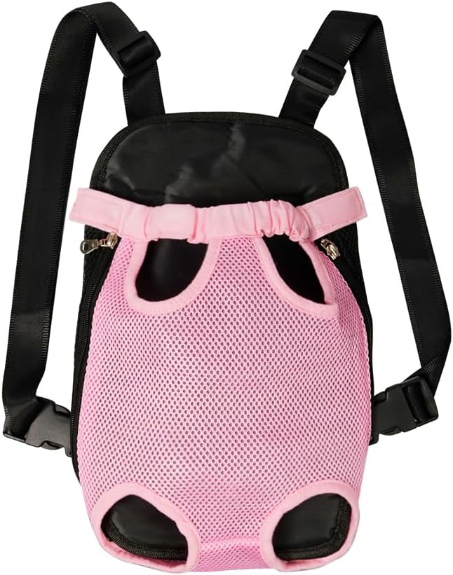 FEimaX Dog Carrier Backpack Pet Legs Out Front Cat Travel Bag, Adjustable Puppy - Image 2