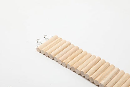 SIMENA Wooden Hamster Suspension Bridge Toy, Hamster Fencing, Natural Climbing - Image 5