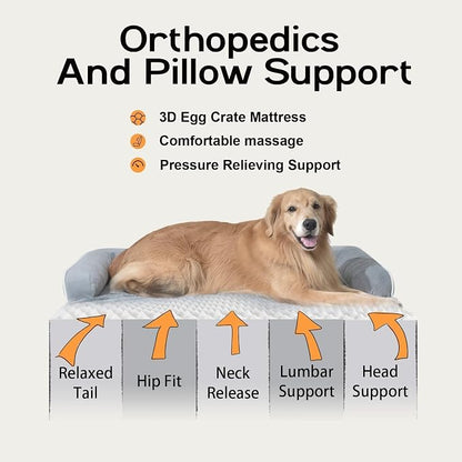 Dog Bed Large Sized Dogs-Orthopedic Waterproof Bed - Image 3