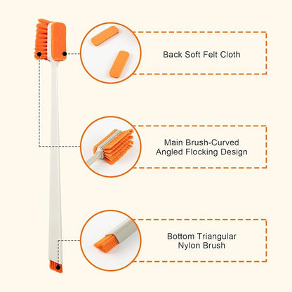 2PCS Fish Tank Cleaning and Feeder Kit, Fish Tank Cleaner Brush and Coral - Image 4