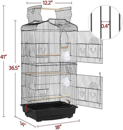 Yaheetech 41-inch Open Top Medium Bird Cages - Image 3