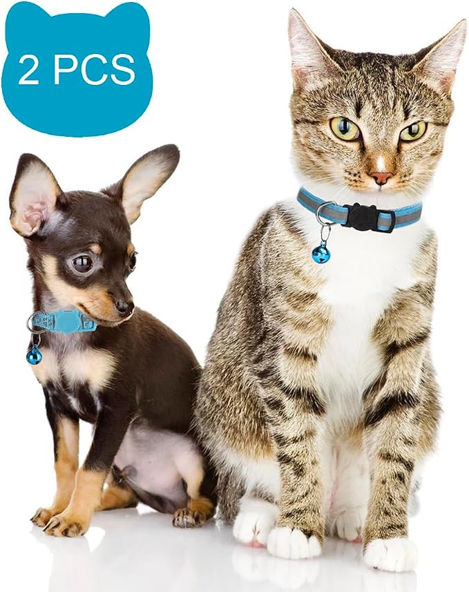 2 Pack Cat Collar with Bells, Reflective Collars - Image 5