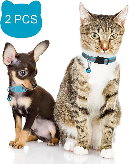 2 Pack Cat Collar with Bells, Reflective Collars - Image 5