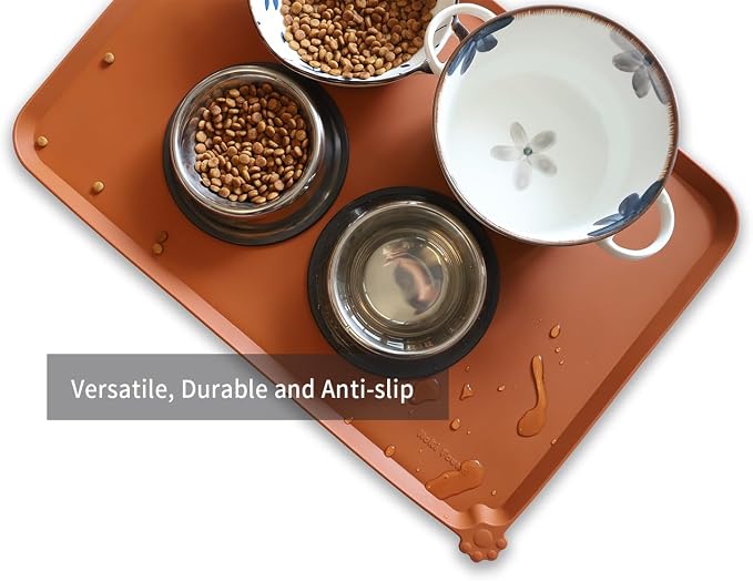Hoki Found Large Silicone Non Slip Pet Feeding Mats - Image 4