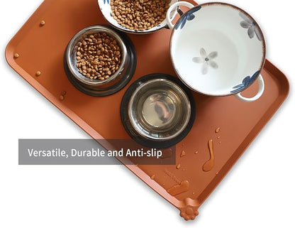 Hoki Found Large Silicone Non Slip Pet Feeding Mats - Image 4
