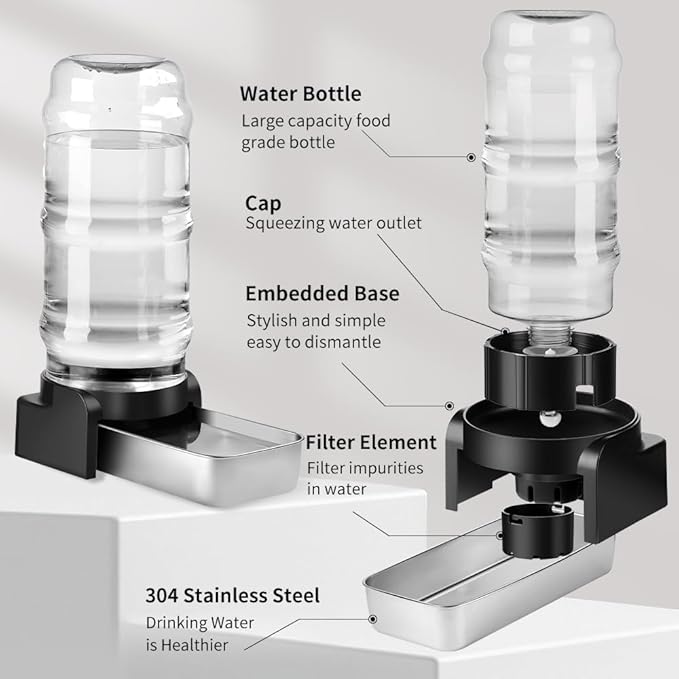 Marchul 2.3 Gallon Dog Water Dispenser, Large Dog Water Dispenser - Image 3