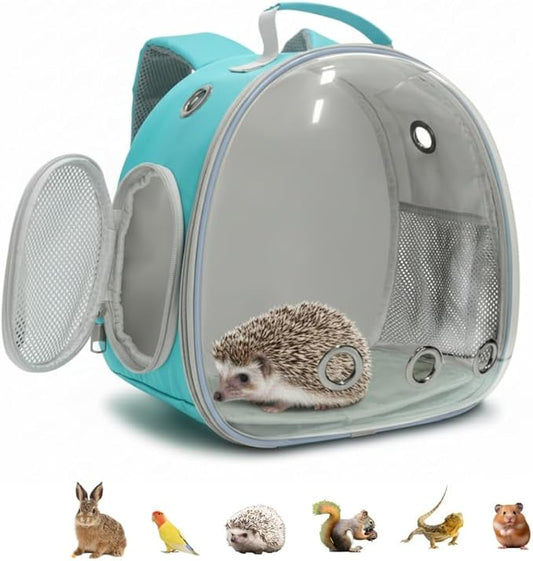 Small Animal Carrier Guinea Pig Backpack, Transparent, Breathable Backpack by Dotala