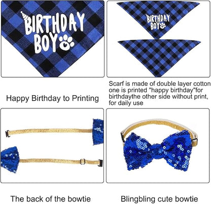 Dog Party Supplies, Boy Bandana - Image 2