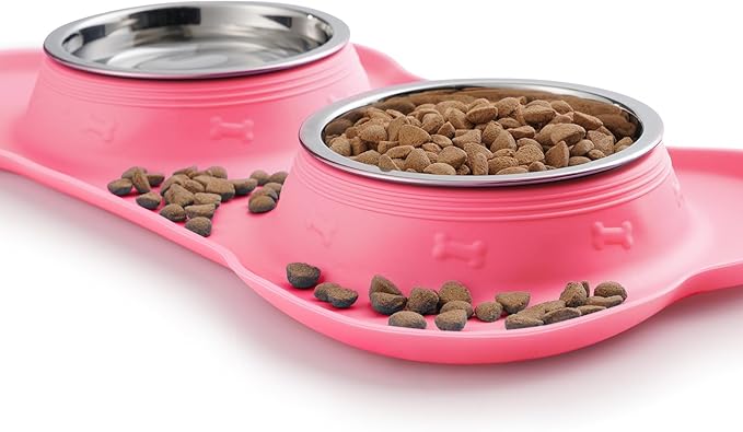 Hubulk Pet Dog Bowls 2 Stainless Steel Dog Bowl - Image 5