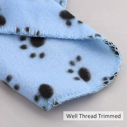 Comsmart Dog Blankets for Small Dogs, 6 Pack Puppy Blanket Cute Paw Print Pet - Image 3