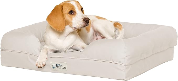 PetFusion Ultimate Dog Bed, Orthopedic Memory Foam, Medium Firmness Pillow by PetFusion