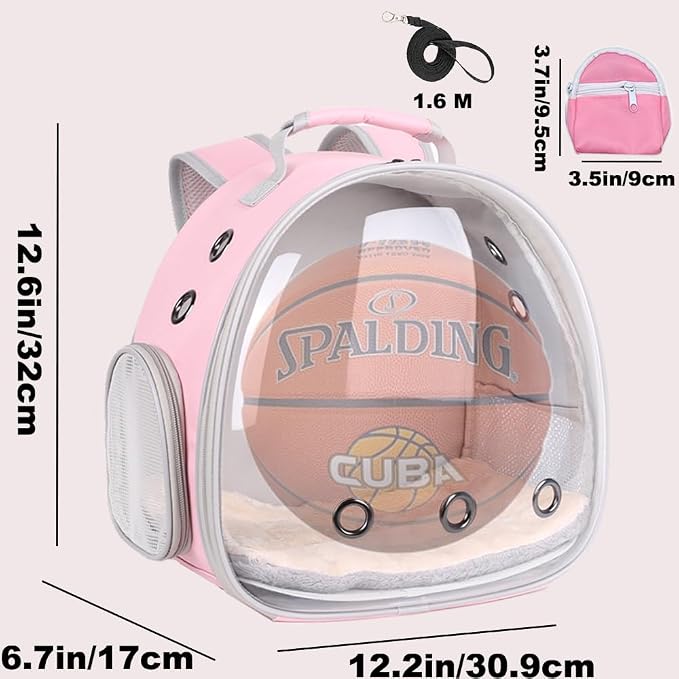 Portable Small Animal Backpack Travel Breathable Pet Carrier Bag Cages - Image 2