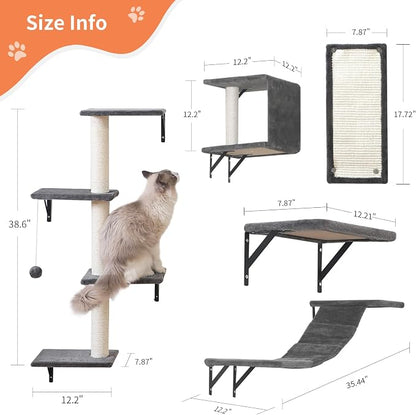 Modern Wall-Mounted Cat Furniture - Image 5