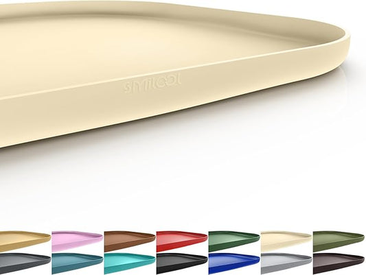 Silicone Pet Feeding Mat with Raised Edge by smilool