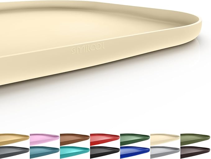 Silicone Pet Feeding Mat with Raised Edge by smilool