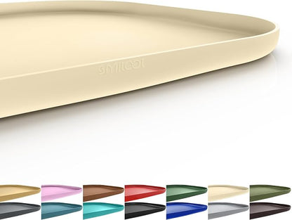 Silicone Pet Feeding Mat with Raised Edge by smilool