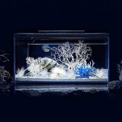 BEGONDIS 8 Pack Artificial Coral Ornament, Aquarium Plasitc Water Plants - Image 3
