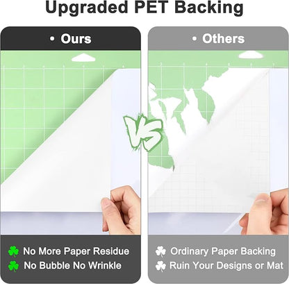 Sooez Glossy White Vinyl Roll, PET Backing, Permanent Outdoor Vinyl - Image 2