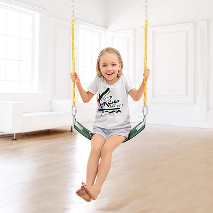 AGPTEK Swing Set, Seat with 66 Inch Anti-Rust Chains Thermoplastic Coated - Image 9