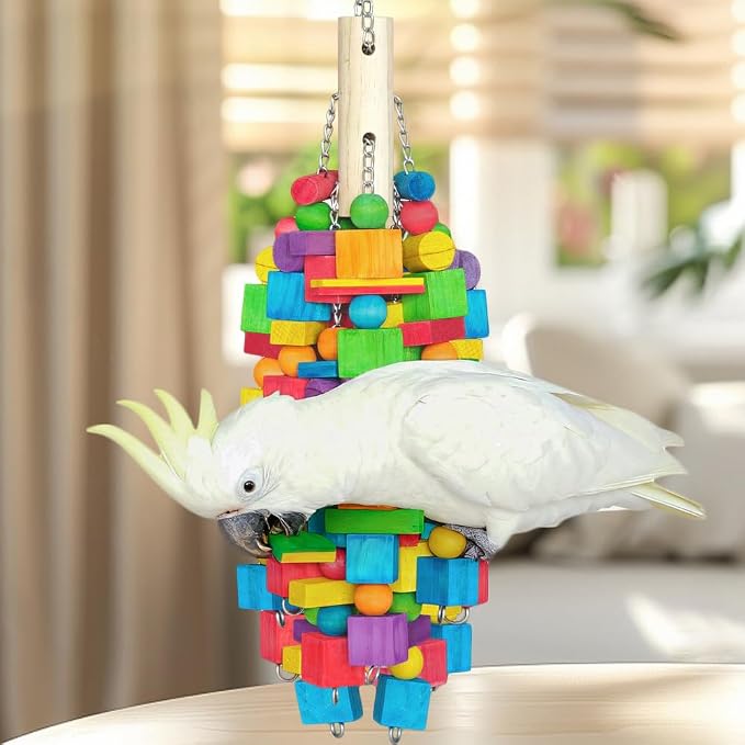 Extra Large Bird Toys for Macaws, Cockatoos - Image 7
