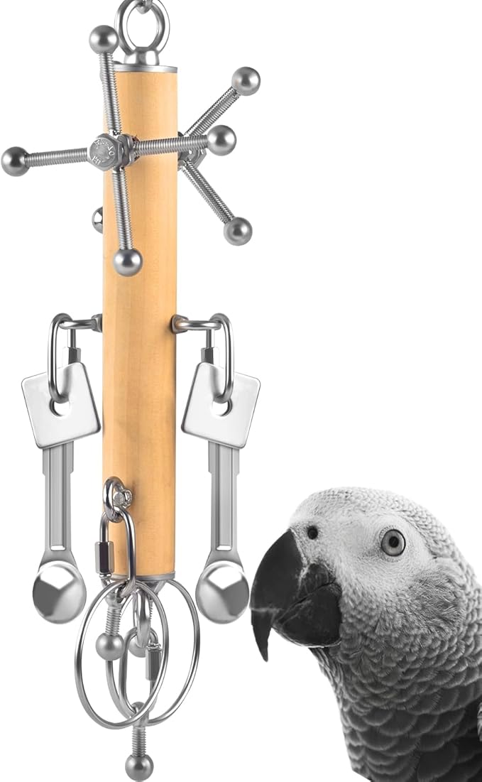 KATUMO Bird Toys, Parrot Pull Spoons, Spinning Toys by KATUMO