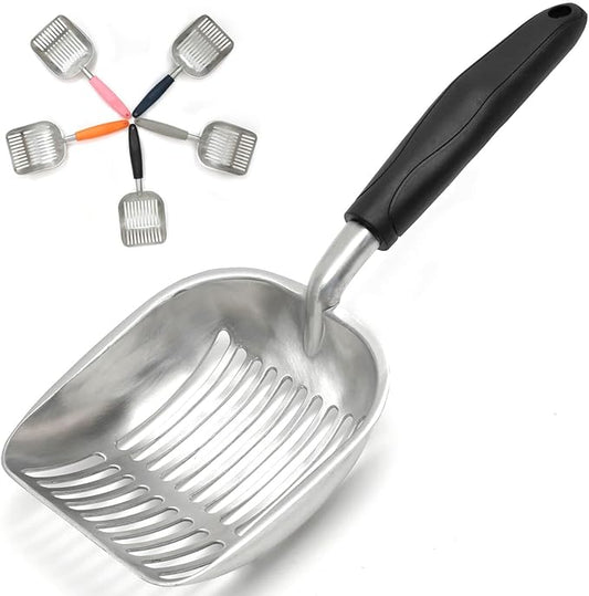Cat Litter Scoop, Kitty Metal Scooper, Aluminum Alloy Sifter, Kitten Pooper by Frxat