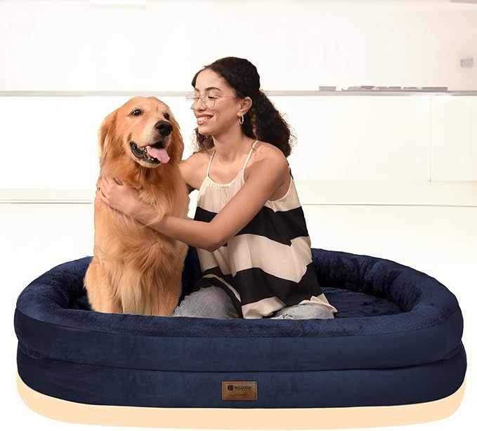 Orthopedic Waterproof Large Dog Bed: Memory Foam Washable Dog Bed - Image 7