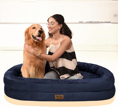 Orthopedic Waterproof Large Dog Bed: Memory Foam Washable Dog Bed - Image 7