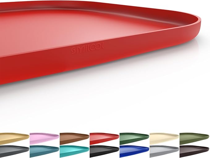 Silicone Pet Feeding Mat with Raised Edge by smilool