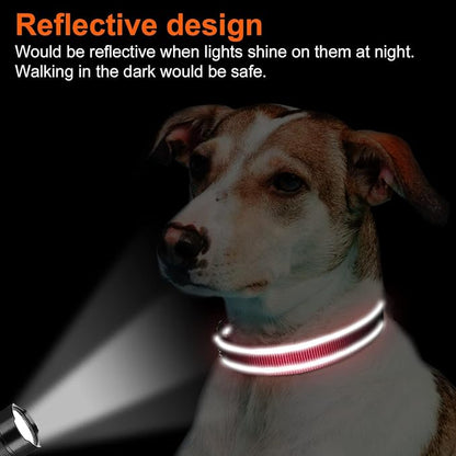 Joytale Reflective Dog Collar, Soft Neoprene Padded Breathable Nylon Pet Collar - Image 5