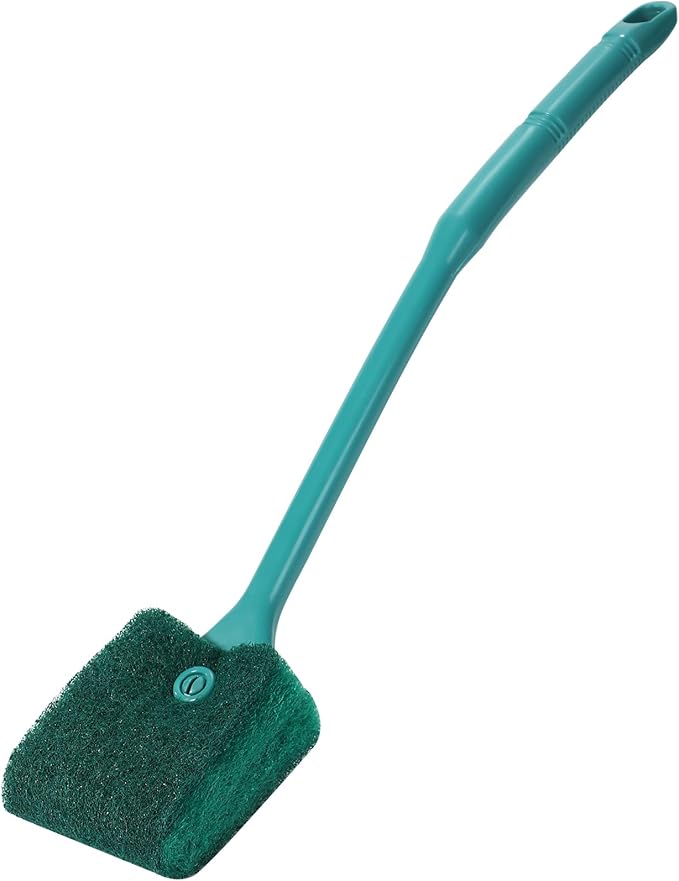 AQUANEAT Fish Tank Cleaning Tools, Aquarium Double Sided Sponge Brush, Algae by Aquaneat
