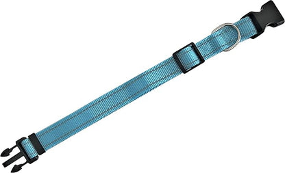 Adjustable Nylon Dog Collar, Reflective Collar 1 Inch 3/4 Inch 5/8 Inch Wide - Image 3