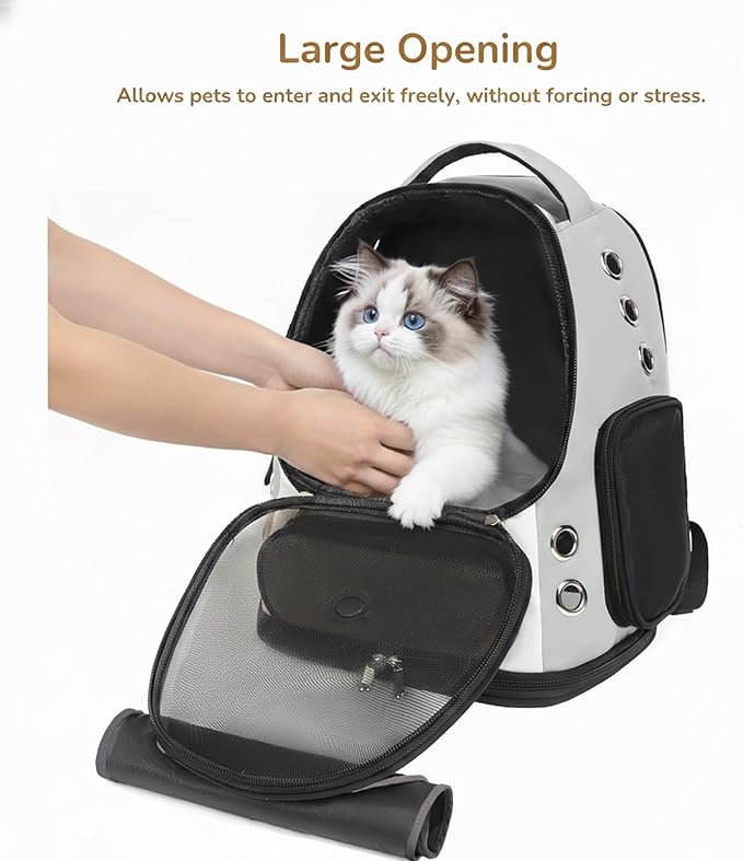 Cat Backpack Carrier, TSA Airline Approved Pet Travel Bag - Image 3