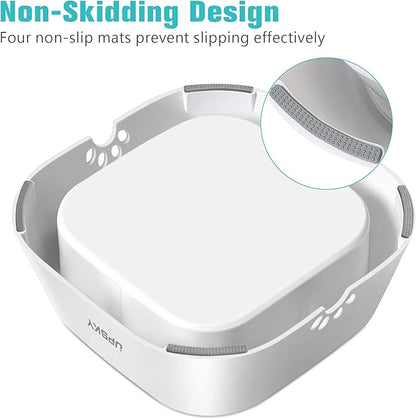 UPSKY No-Slip Slow Drinking Bowl - 35oz No Spill Pet Dispenser - Image 6