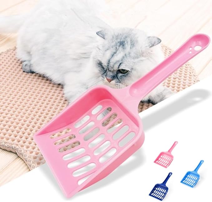 Plastic Cat Litter Scoop Long Handle Cat Litter Scoop Pet Sand Cleaning Scoop - Image 5