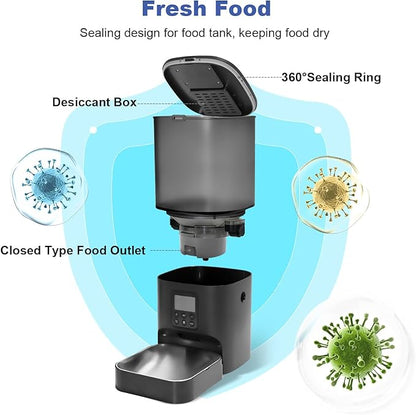 Automatic Cat Feeder, Cat Food Dispenser - Image 3