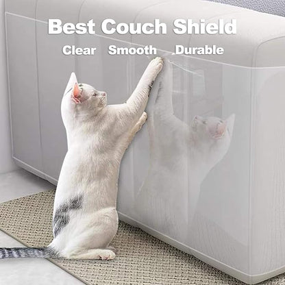 118"x8" Self-Adhesive Cat Scratch Protector Tape, Anti-Claw Couch Furniture - Image 3
