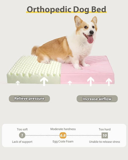 Orthopedic Dog Beds Large Sized Dog Waterproof Pet Kennel Pad - Image 2