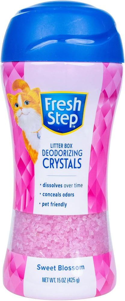 Fresh Step Cat Litter Crystals Deodorizer, Non Toxic Odor Neutralizing Crystals by FreshStep