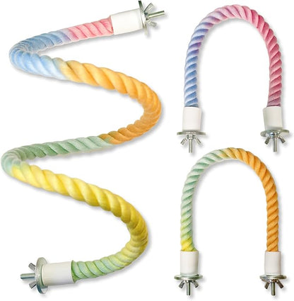 3PCS Parrot Perch, Soft Rope Bird Perches by Unknown
