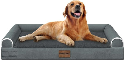 Large Dog Bed Orthopedic Washable: Beds Bolster XL Bed Big XLarge Dogs Memory by Nanuya