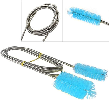 Flexible Drain Brush, Nylon Cleaner Double Ended Elastic Hose Pipe 67-inch and - Image 6