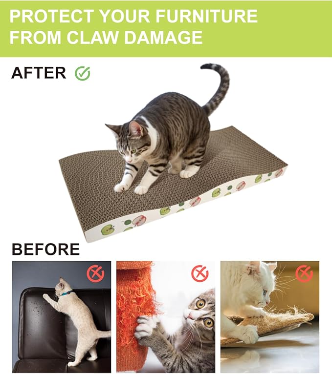 Cat Scratching Board, Corrugate Cat Scratcher - Image 6