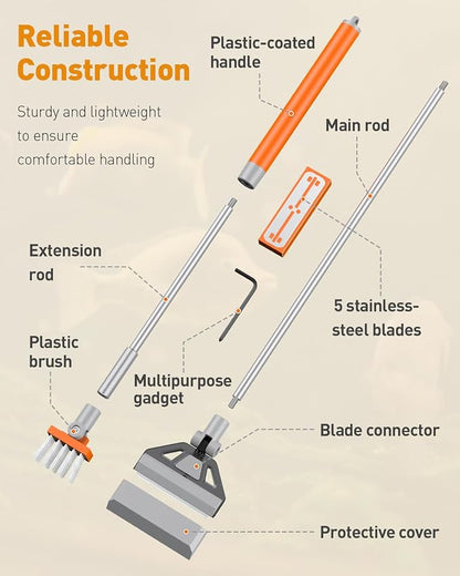 Pawfly Aquarium Algae Scraper Cleaner Fish Tank Brush - Image 3