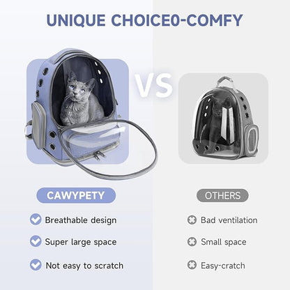 Cat Backpack Carrier, Breathable Cat Carrier Large Space Bubble Pet Backpack - Image 2